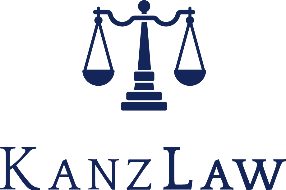 Logo KanzLaw Hochformat Blau