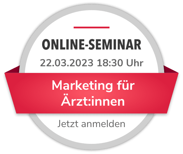 Online Seminar - Marketing für Ärzt:innen